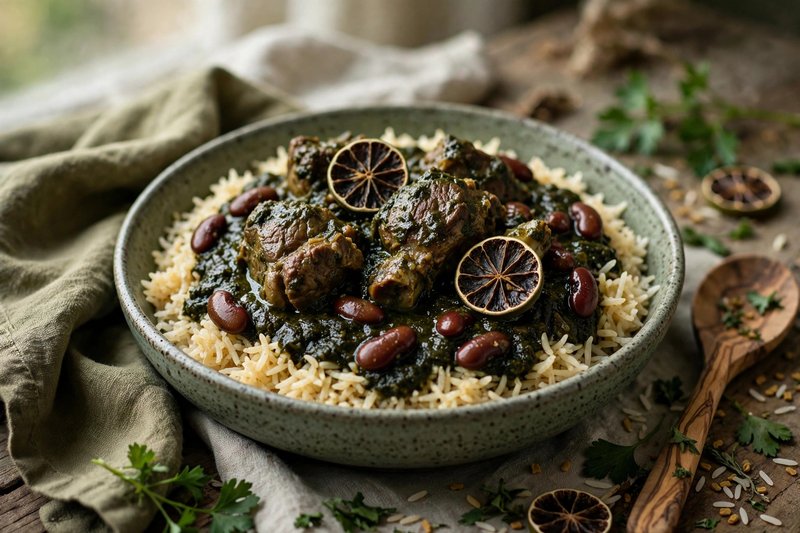Photo of Ghormeh Sabzi, a dinner recipe from FluentFuel