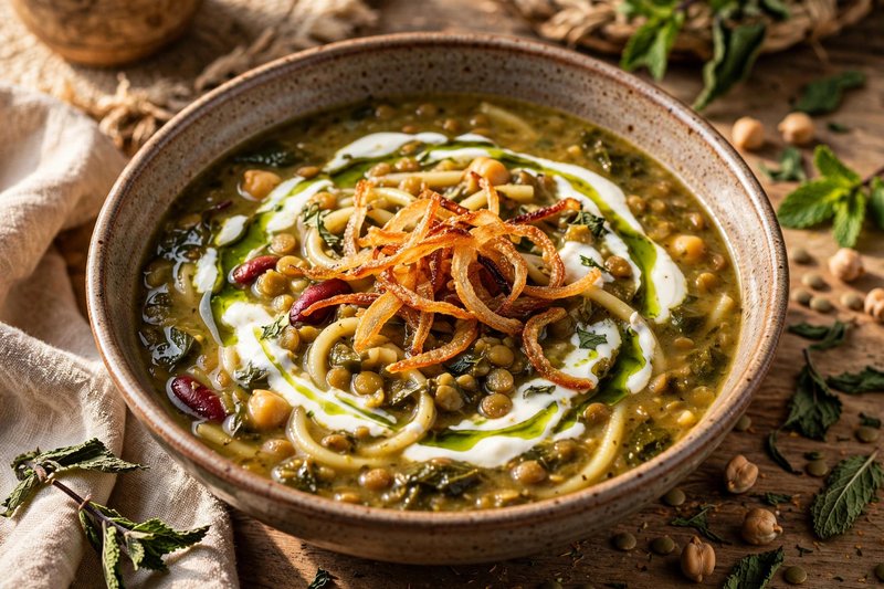 Photo of Ash Reshteh, a dinner recipe from FluentFuel
