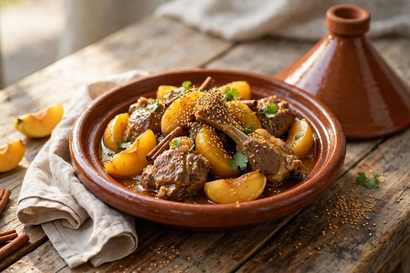 Photo of Sweet Potato & Chickpea Tagine, a dinner recipe from FluentFuel