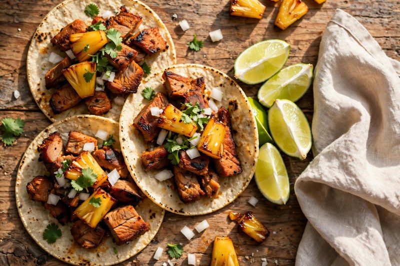 Photo of Tacos al Pastor, a dinner recipe from FluentFuel