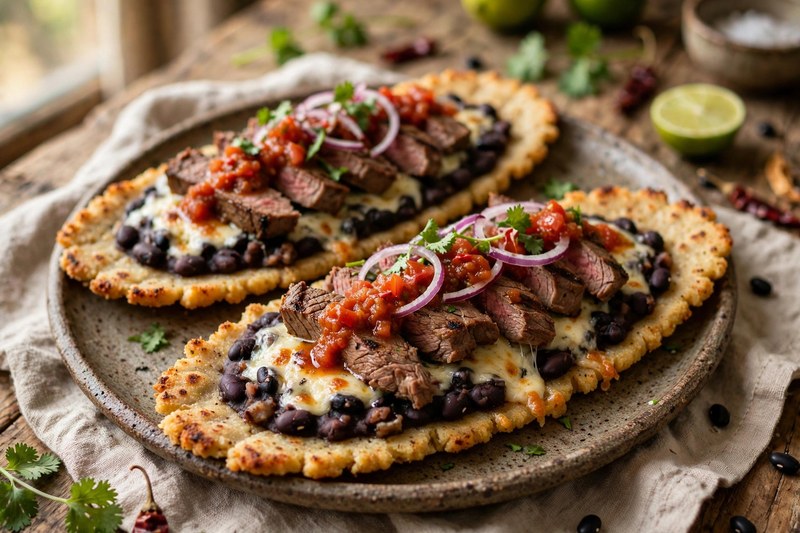 Photo of Huaraches de Bistec, a dinner recipe from FluentFuel