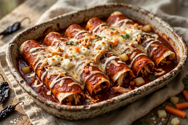 Photo of Enchiladas Mineras, a dinner recipe from FluentFuel