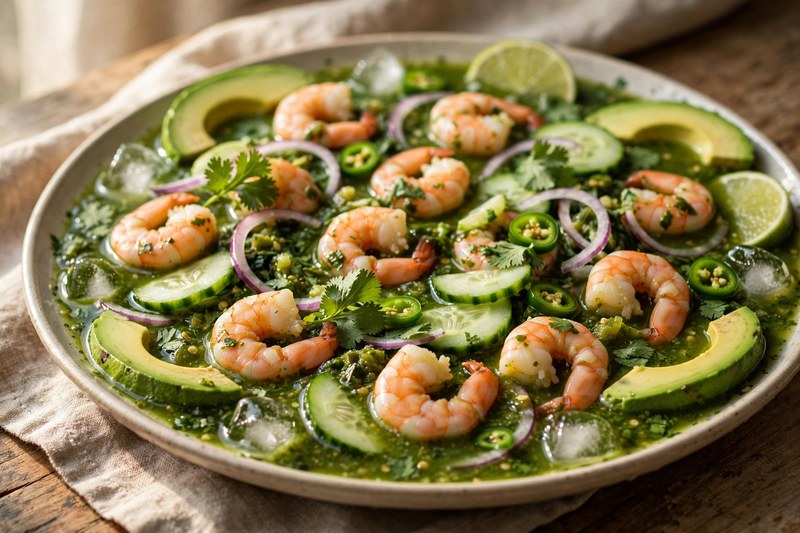 Photo of Aguachile Verde, a lunch recipe from FluentFuel