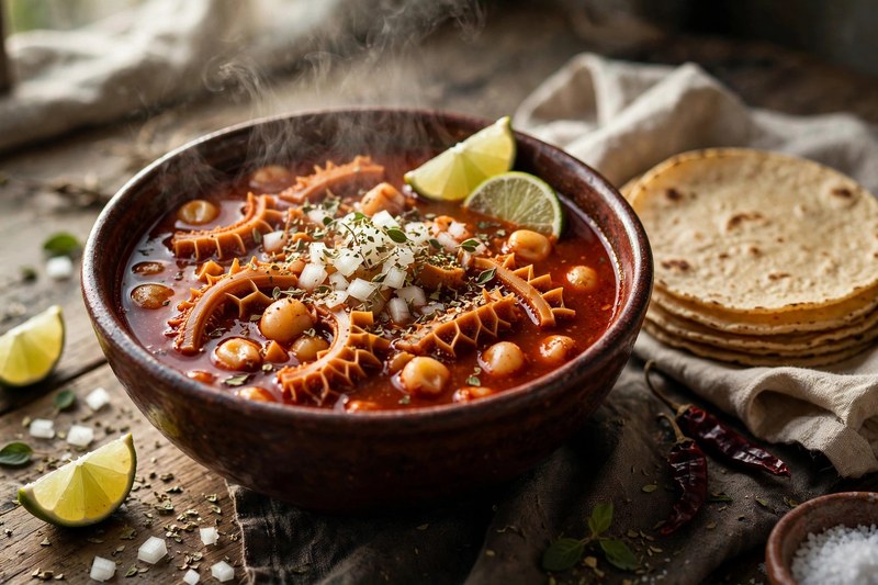 Photo of Menudo Rojo Estilo Norteño, a dinner recipe from FluentFuel