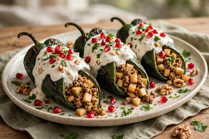 Photo of Chiles en Nogada, a dinner recipe from FluentFuel