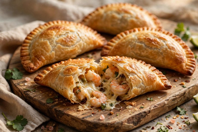 Photo of Empanadas de Camarón, a snack recipe from FluentFuel