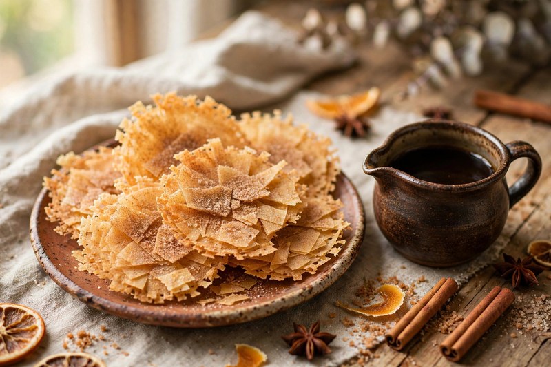 Photo of Buñuelos con Piloncillo, a snack recipe from FluentFuel