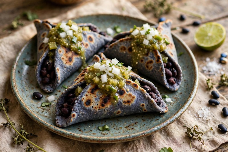 Photo of Tetelas de Frijol, a snack recipe from FluentFuel