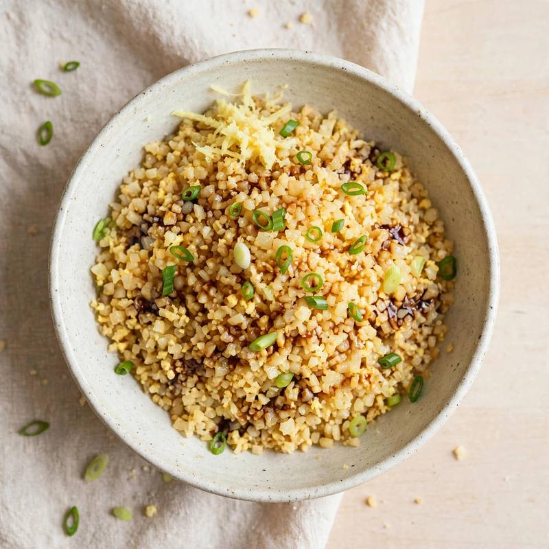 Photo of Breakfast Cauliflower Fried Rice, a breakfast recipe from FluentFuel