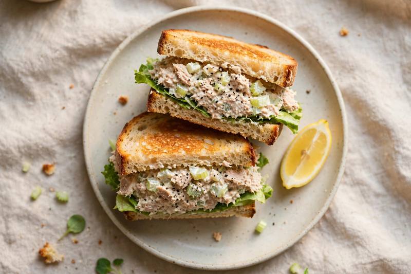Photo of Classic Tuna Salad Sandwich, a lunch recipe from FluentFuel