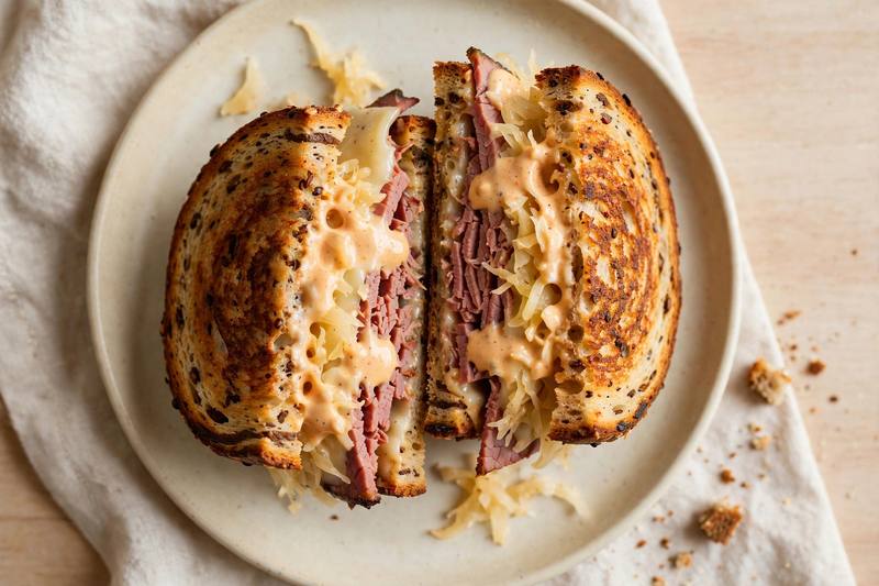 Photo of Reuben Sandwich, a lunch recipe from FluentFuel