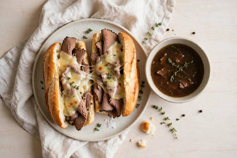 Photo of French Dip Sandwich, a lunch recipe from FluentFuel