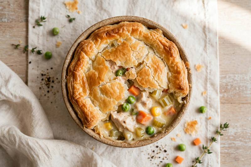 Photo of Chicken Pot Pie, a dinner recipe from FluentFuel
