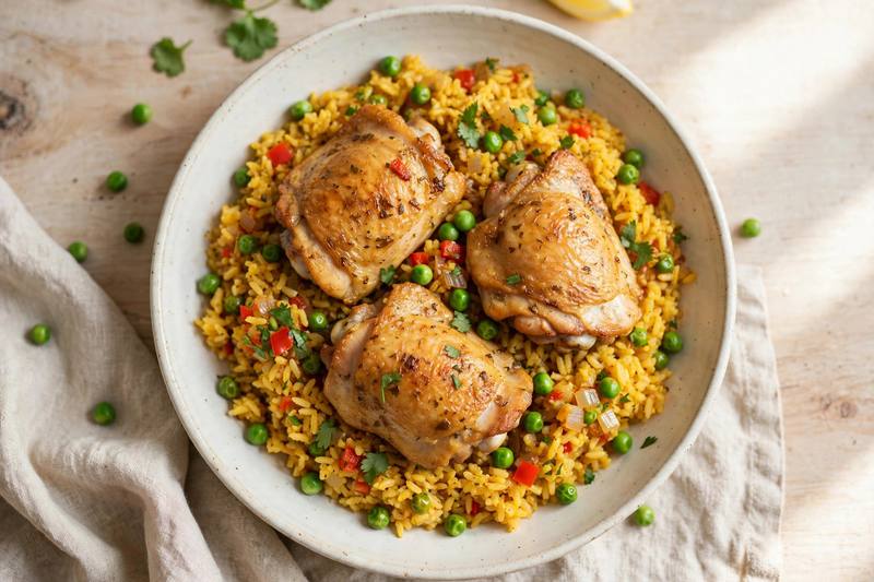 Photo of Arroz con Pollo, a dinner recipe from FluentFuel
