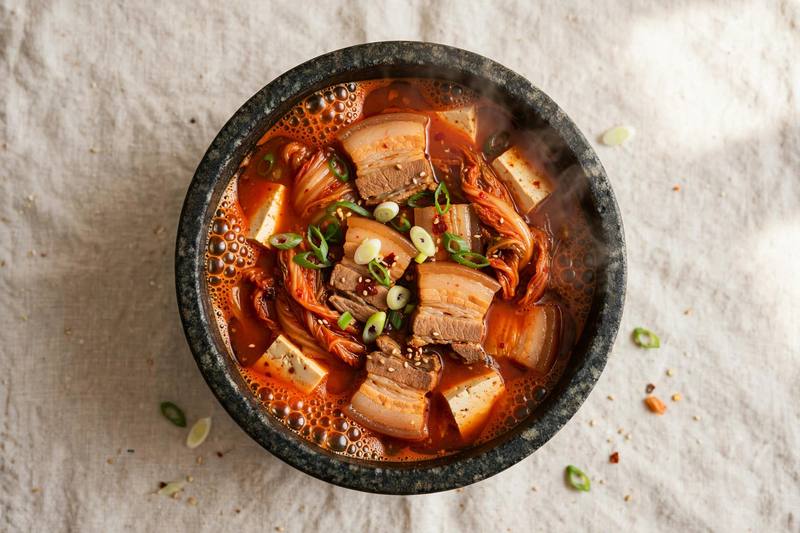 Photo of Kimchi Jjigae, a dinner recipe from FluentFuel