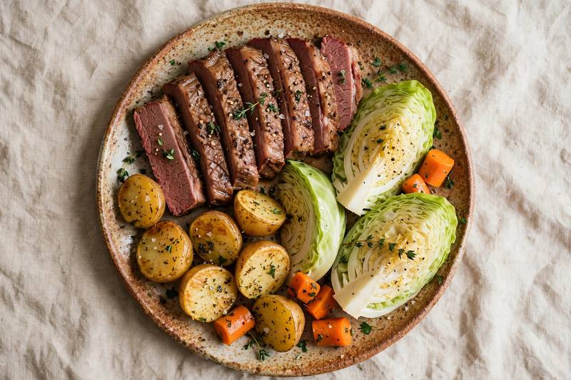 Photo of Corned Beef and Cabbage, a dinner recipe from FluentFuel