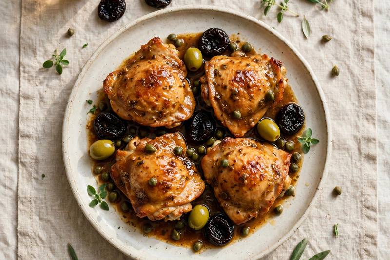 Photo of Chicken Marbella, a dinner recipe from FluentFuel