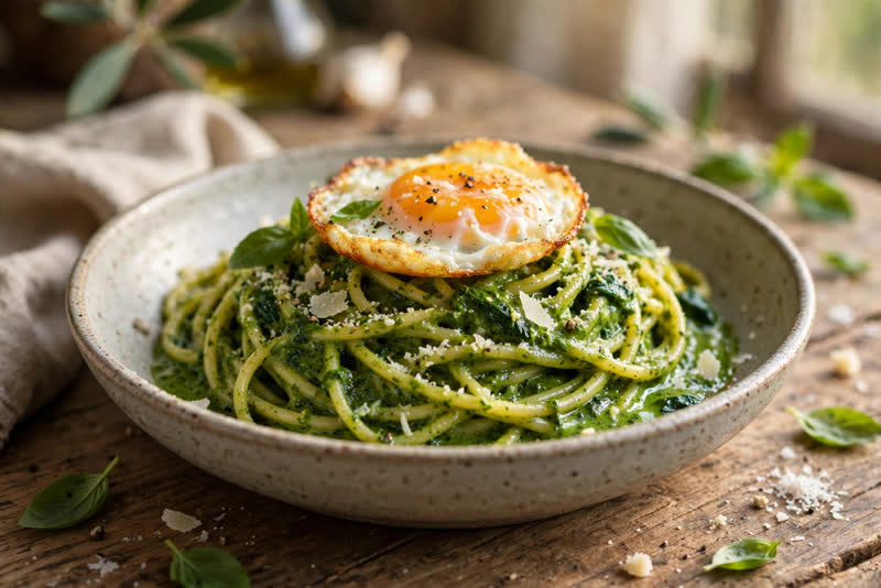 Photo of Tallarines Verdes, a dinner recipe from FluentFuel