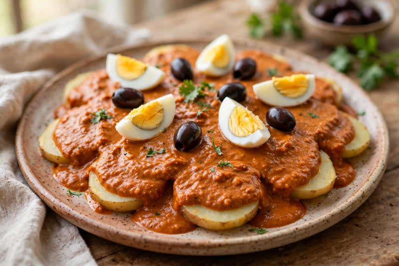 Photo of Ocopa Arequipeña, a lunch recipe from FluentFuel