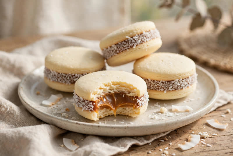 Photo of Alfajores Peruanos, a snack recipe from FluentFuel