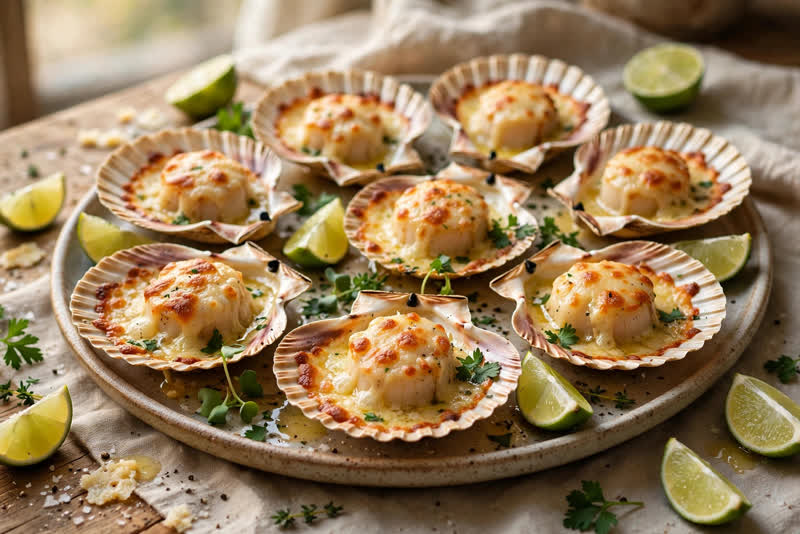 Photo of Conchitas a la Parmesana, a snack recipe from FluentFuel