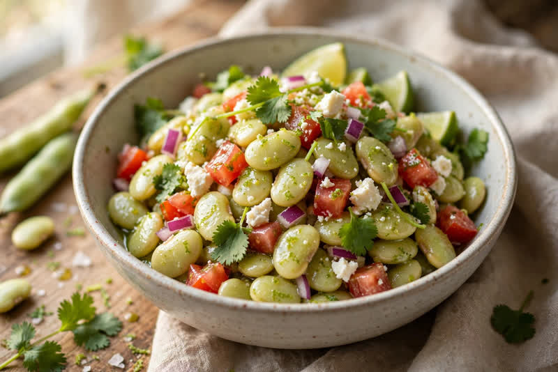 Photo of Ensalada de Pallares, a lunch recipe from FluentFuel