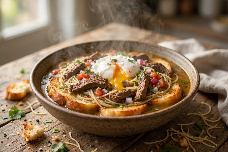 Photo of Sopa a la Criolla, a dinner recipe from FluentFuel