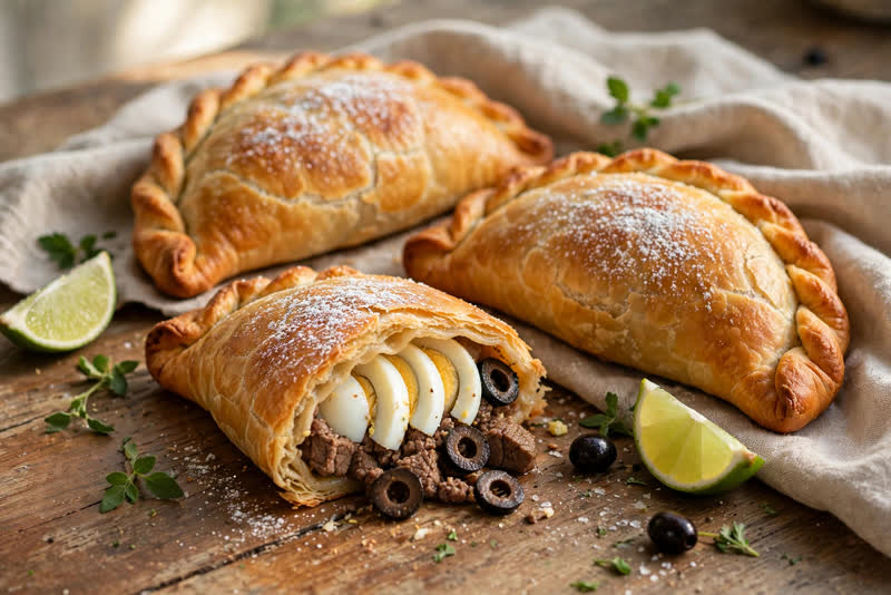 Photo of Empanadas de Carne Peruanas, a lunch recipe from FluentFuel