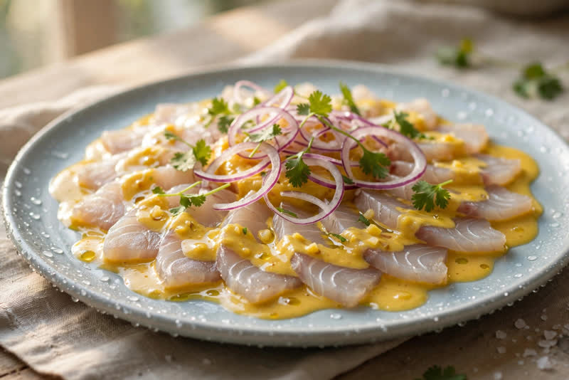 Photo of Tiradito Clásico, a lunch recipe from FluentFuel