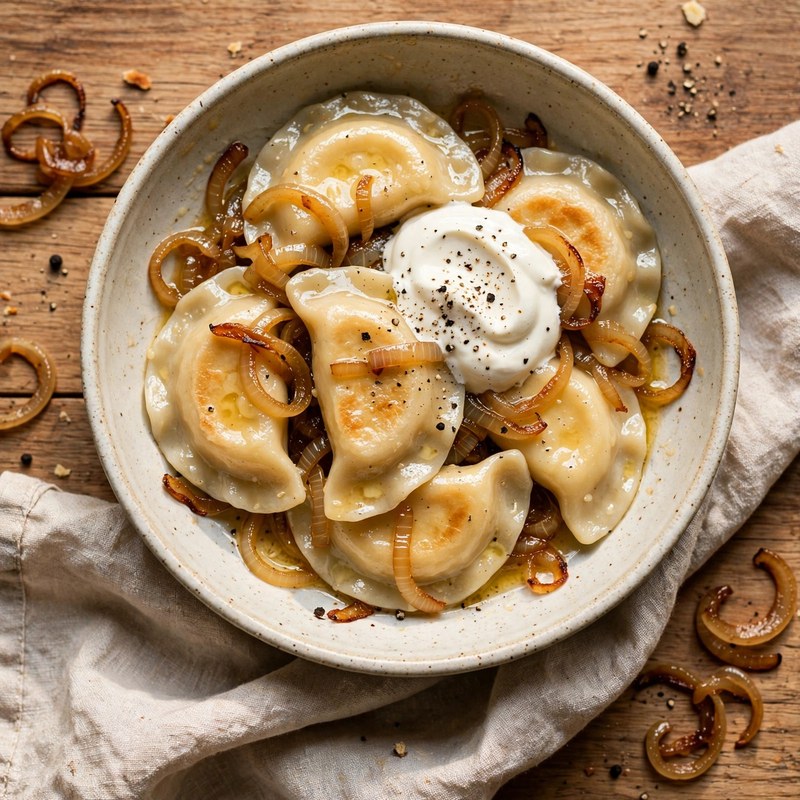 Photo of Pierogi Ruskie, a dinner recipe from FluentFuel