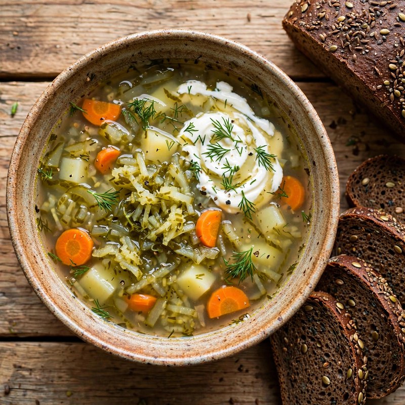 Photo of Zupa Ogórkowa, a dinner recipe from FluentFuel