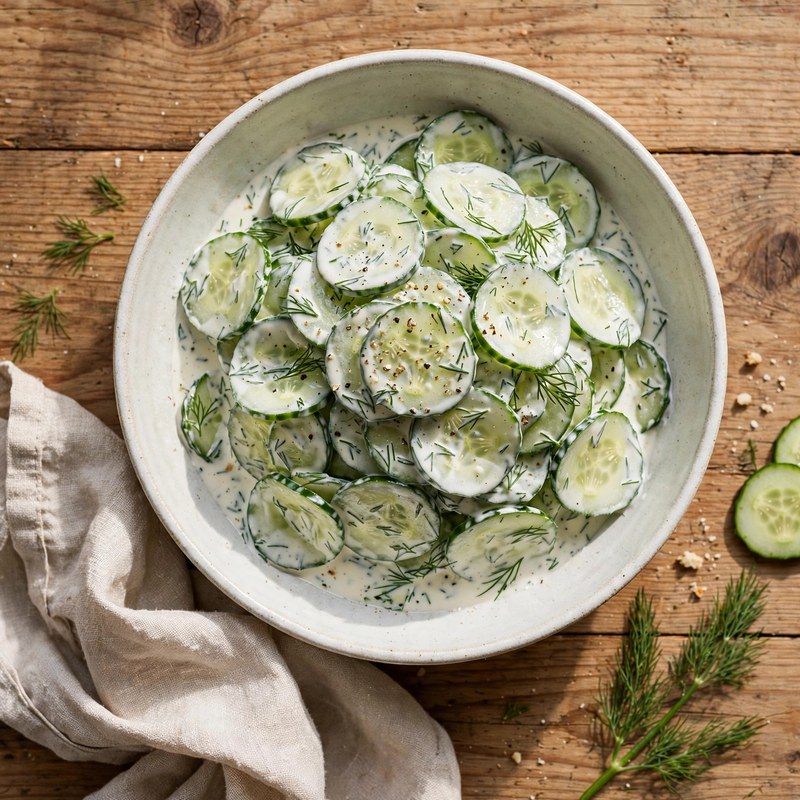 Photo of Mizeria, a lunch recipe from FluentFuel