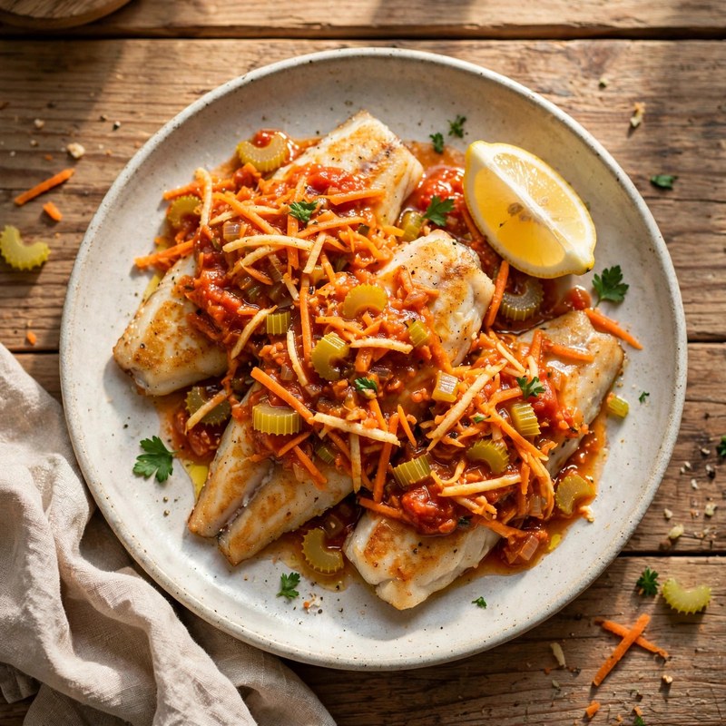 Photo of Ryba po Grecku, a dinner recipe from FluentFuel