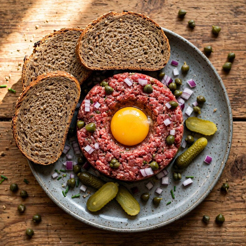 Photo of Befsztyk Tatarski, a lunch recipe from FluentFuel