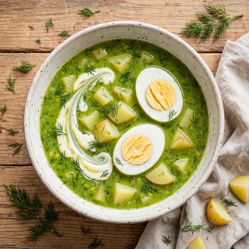 Photo of Zupa Szczawiowa, a dinner recipe from FluentFuel