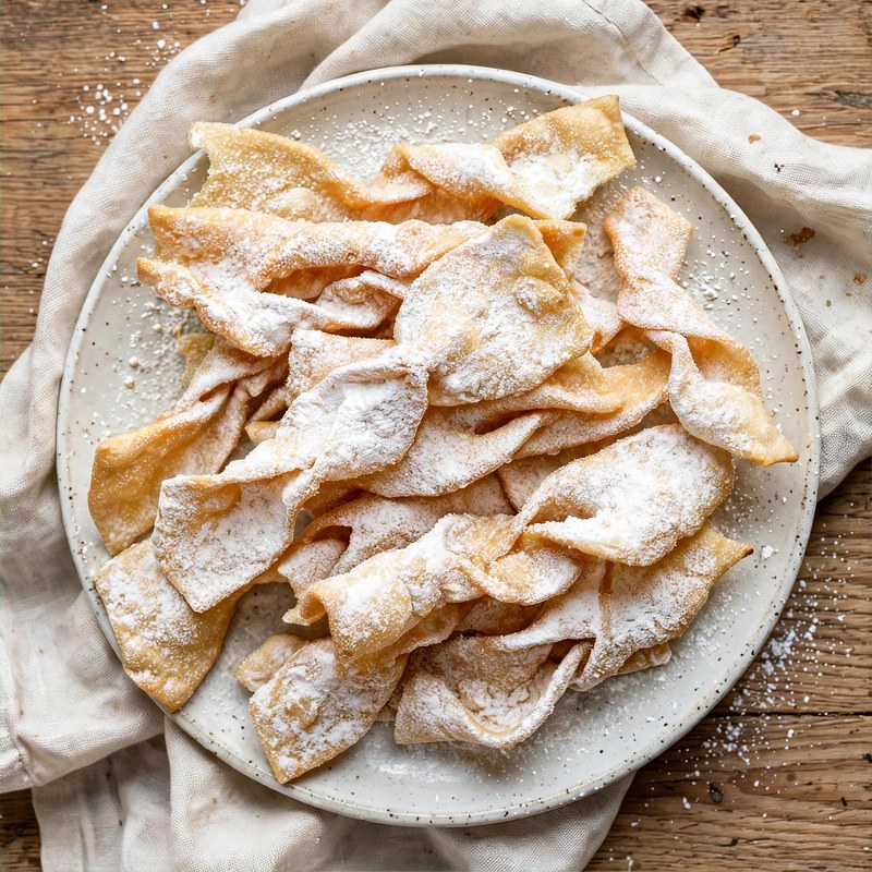 Photo of Faworki (Angel Wings), a snack recipe from FluentFuel