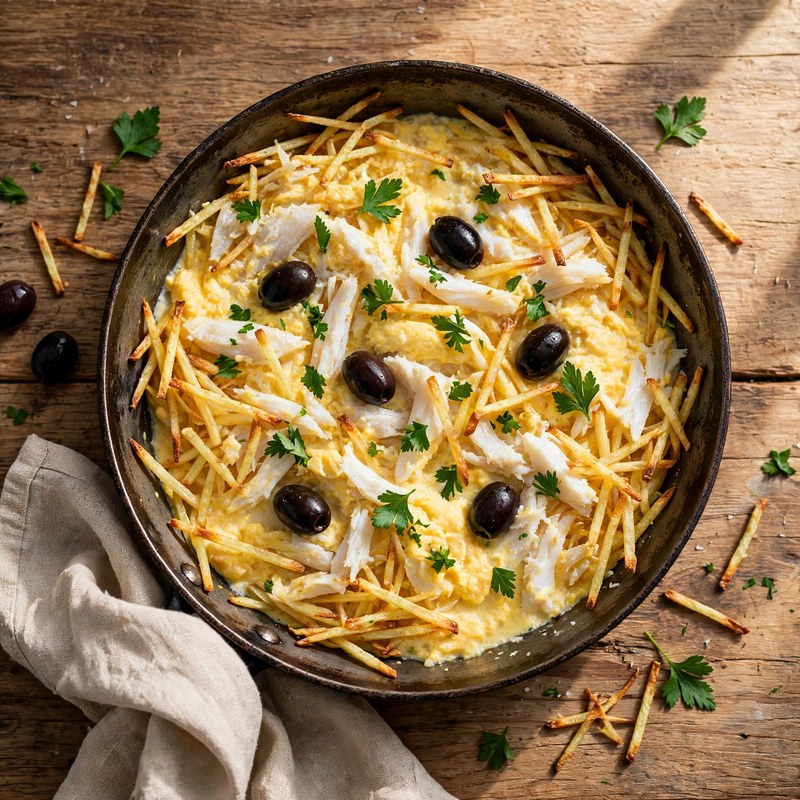 Photo of Bacalhau à Brás, a dinner recipe from FluentFuel