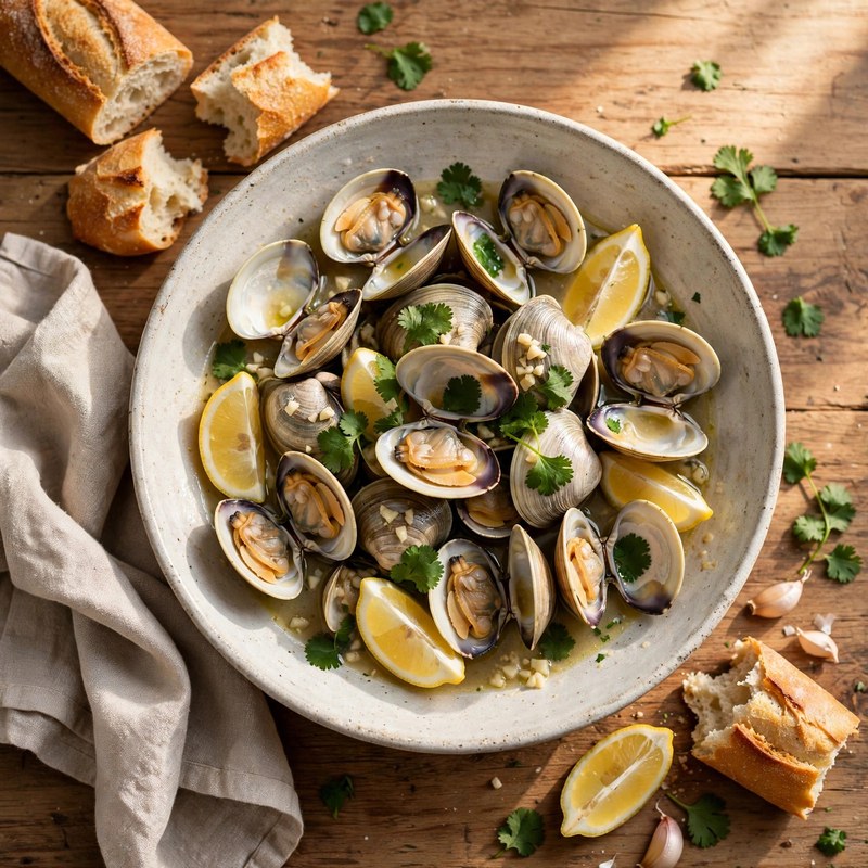 Photo of Amêijoas à Bulhão Pato, a lunch recipe from FluentFuel