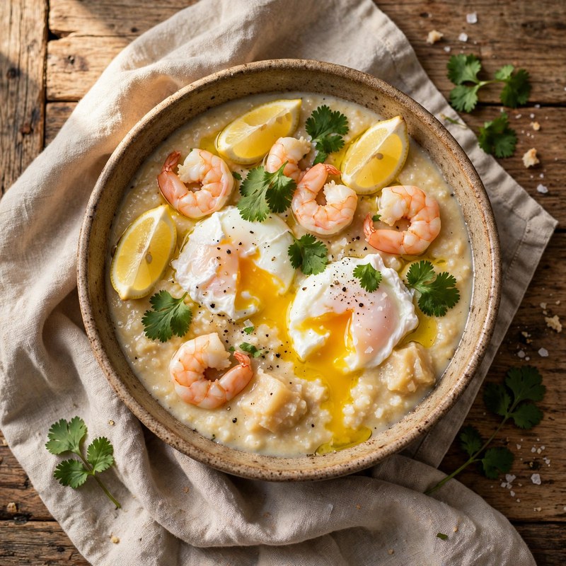 Photo of Açorda de Marisco, a dinner recipe from FluentFuel