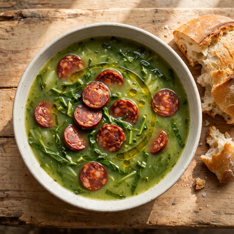 Photo of Caldo Verde, a dinner recipe from FluentFuel