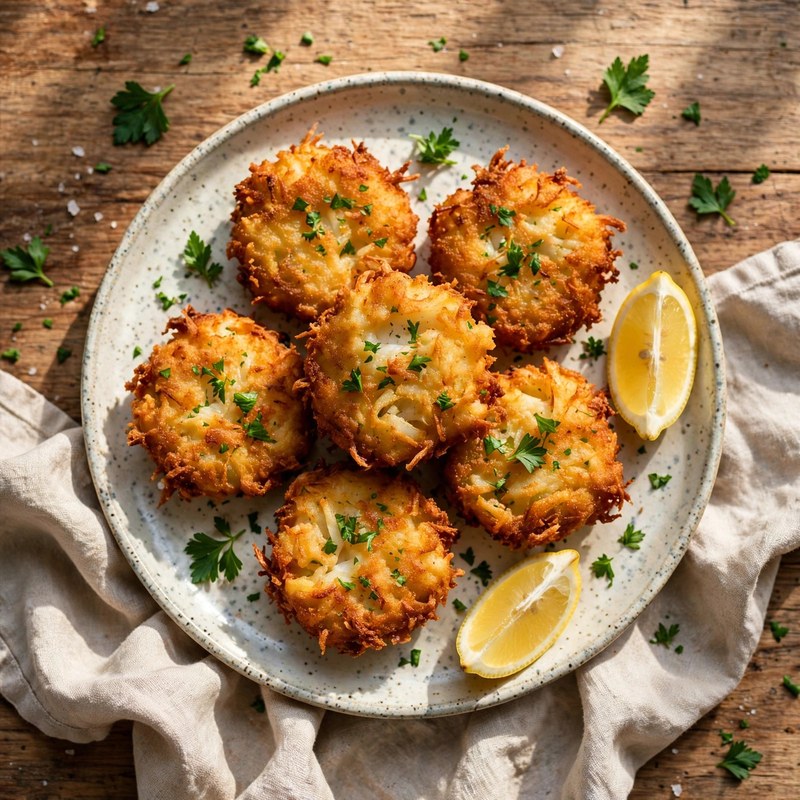Photo of Pataniscas de Bacalhau, a snack recipe from FluentFuel