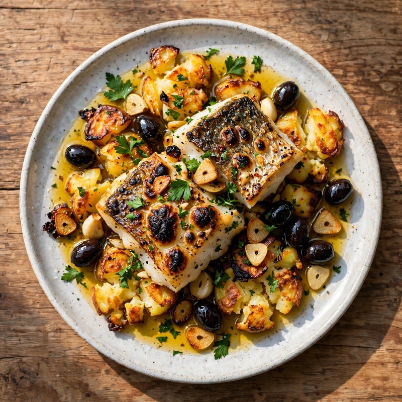 Photo of Bacalhau à Lagareiro, a dinner recipe from FluentFuel