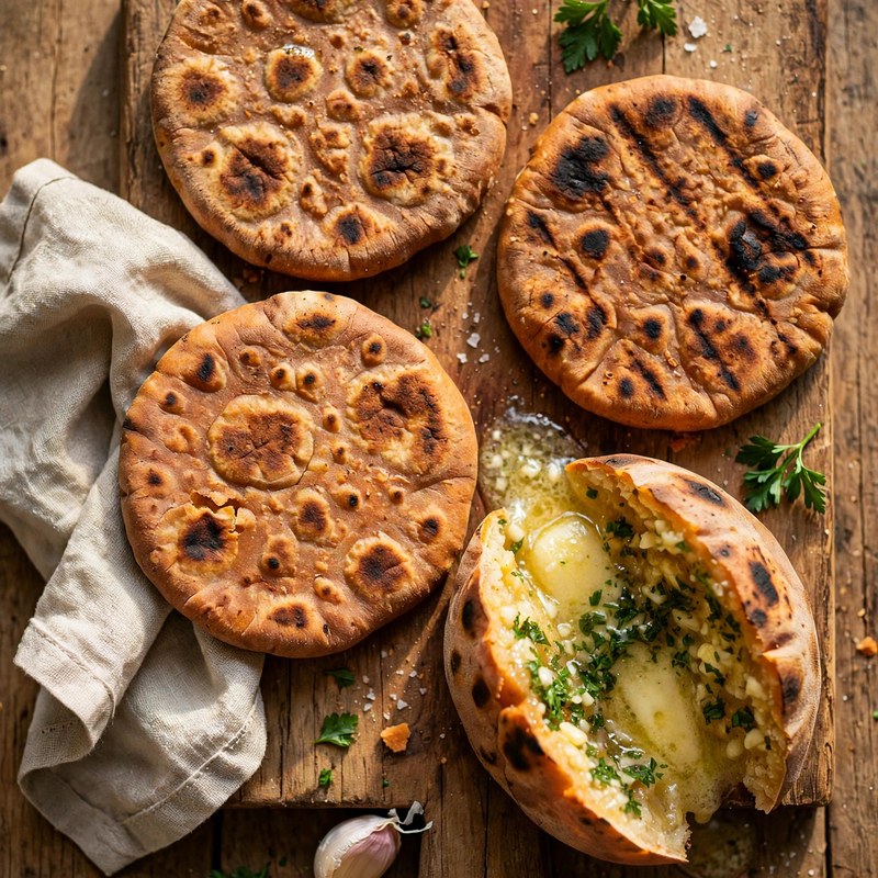 Photo of Bolo do Caco, a snack recipe from FluentFuel