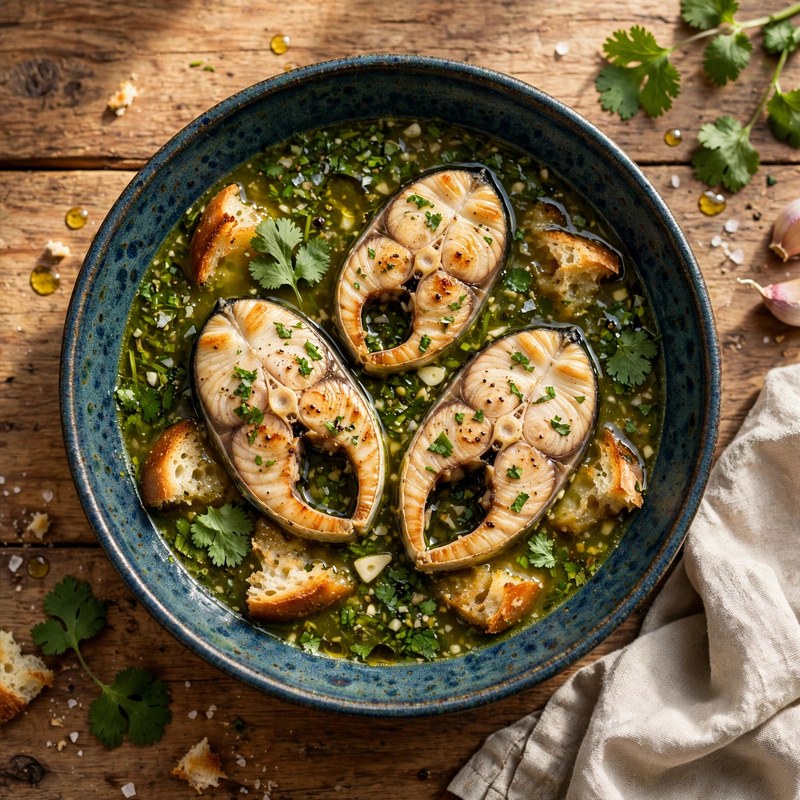 Photo of Sopa de Cação, a dinner recipe from FluentFuel