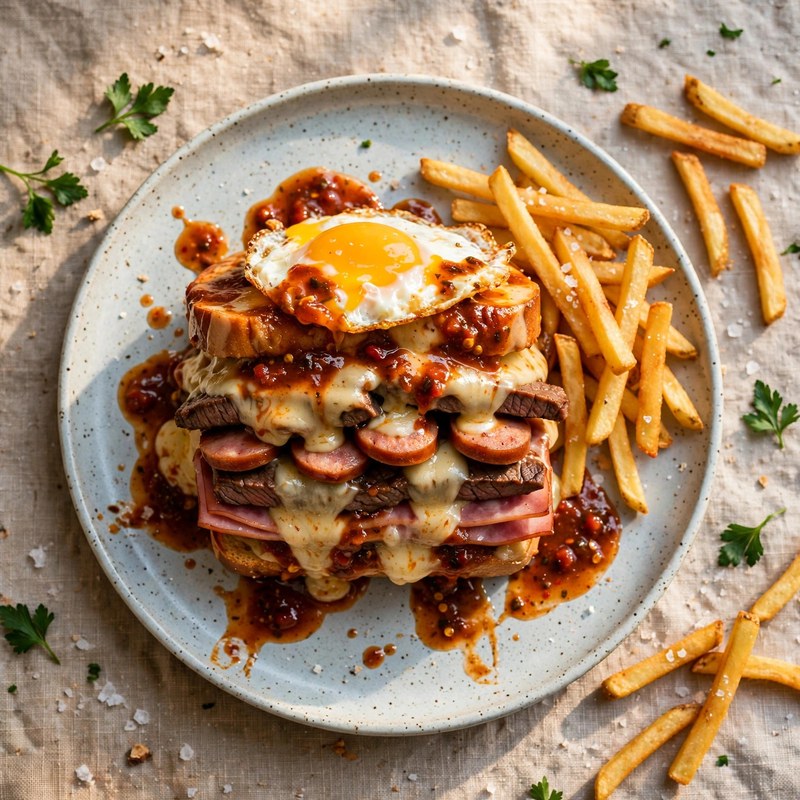 Photo of Francesinha, a dinner recipe from FluentFuel