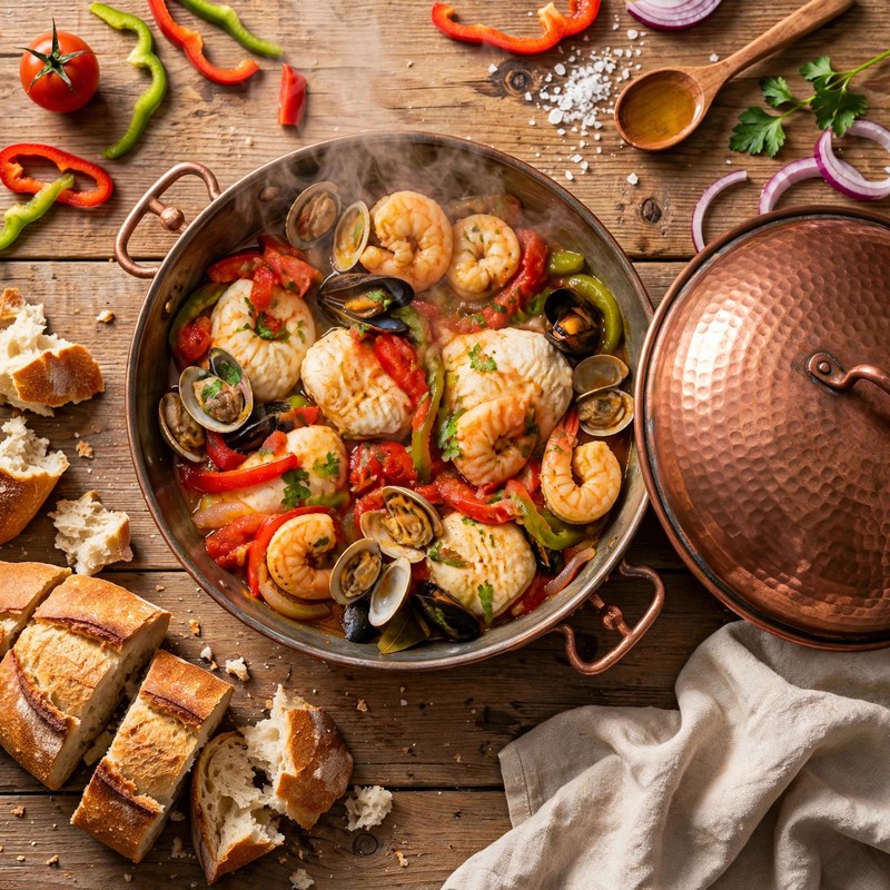 Photo of Cataplana de Marisco, a dinner recipe from FluentFuel