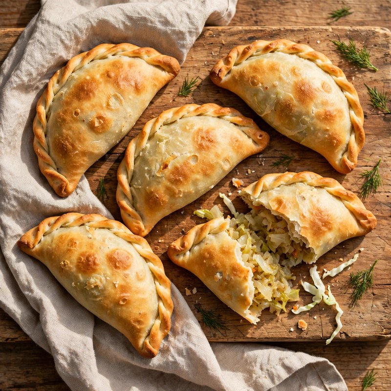 Photo of Cabbage Pirozhki, a snack recipe from FluentFuel