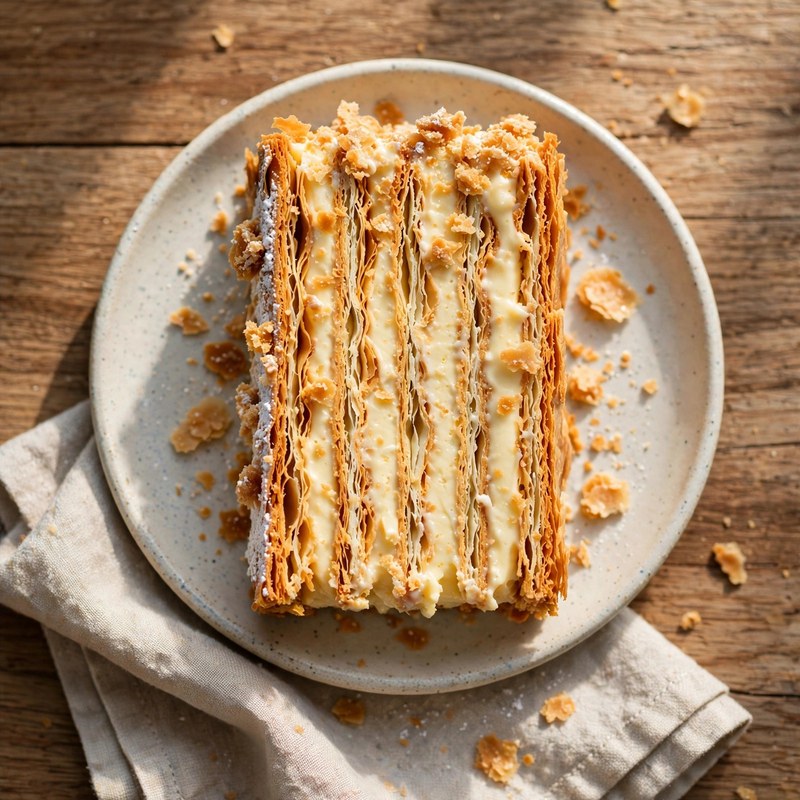 Photo of Napoleon Cake, a snack recipe from FluentFuel