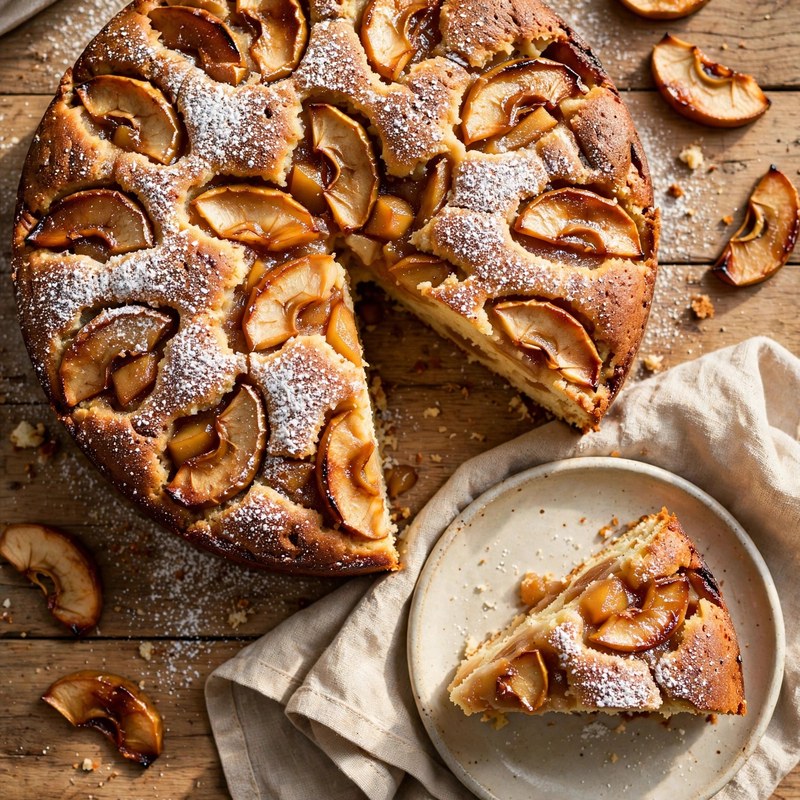 Photo of Sharlotka (Apple Cake), a snack recipe from FluentFuel