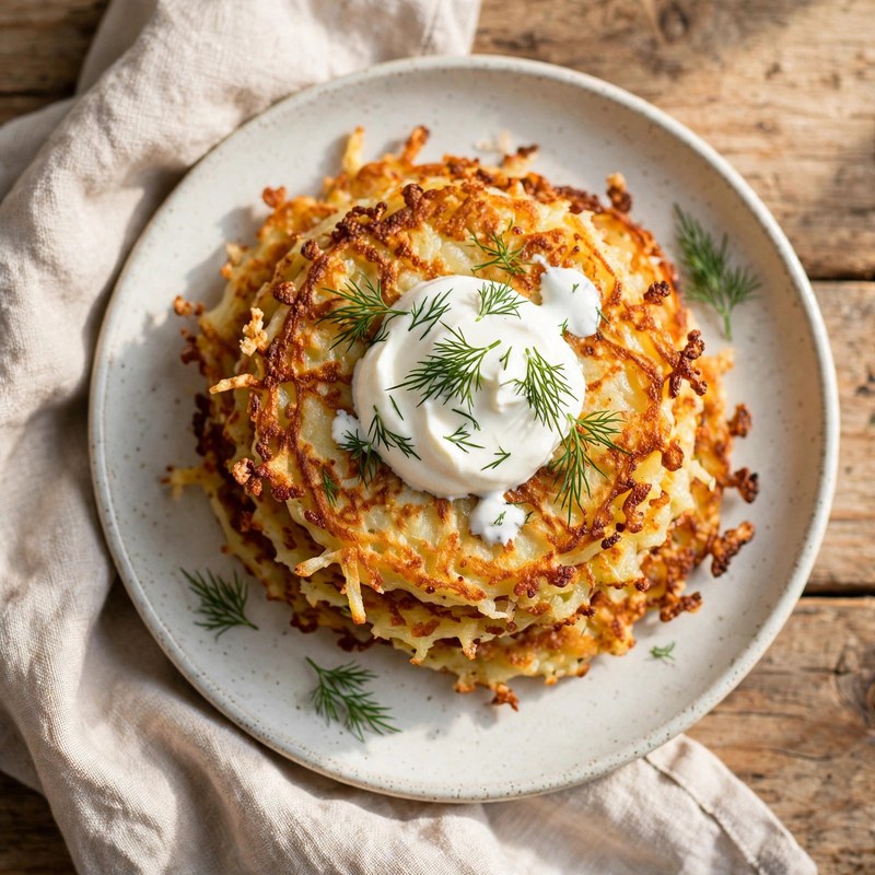 Photo of Draniki (Potato Pancakes), a lunch recipe from FluentFuel